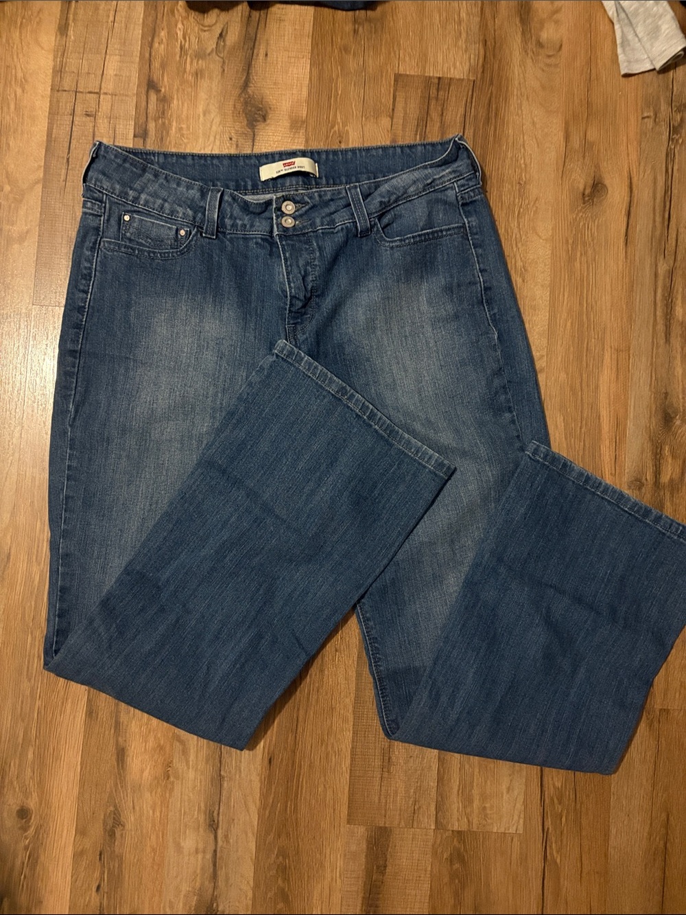Levi's Women’s “526 Slender Boot” Boot Cut Jeans - Dark Blue Wash